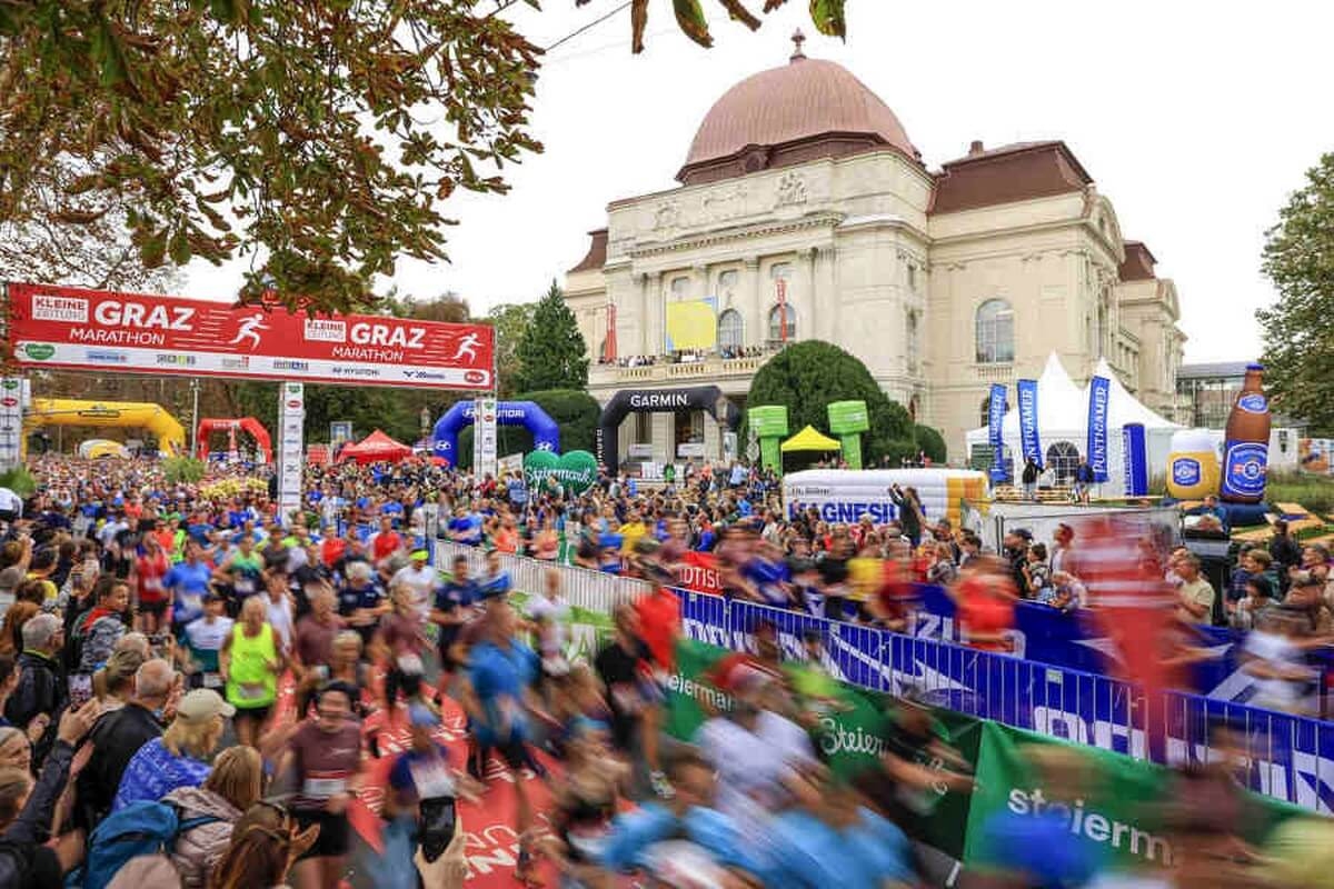 Start zum Graz Marathon