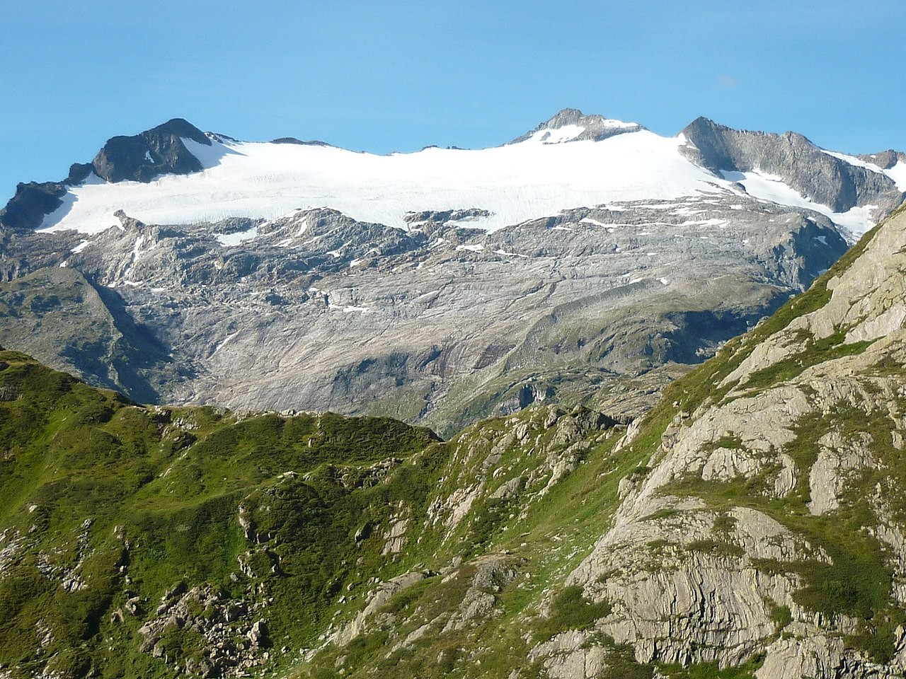 Die höchsten Berge in den Tessiner Alpen