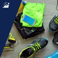 Diverse Ausrüstung für Läufer