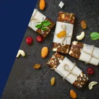 Vier verschieden Bio-Riegel