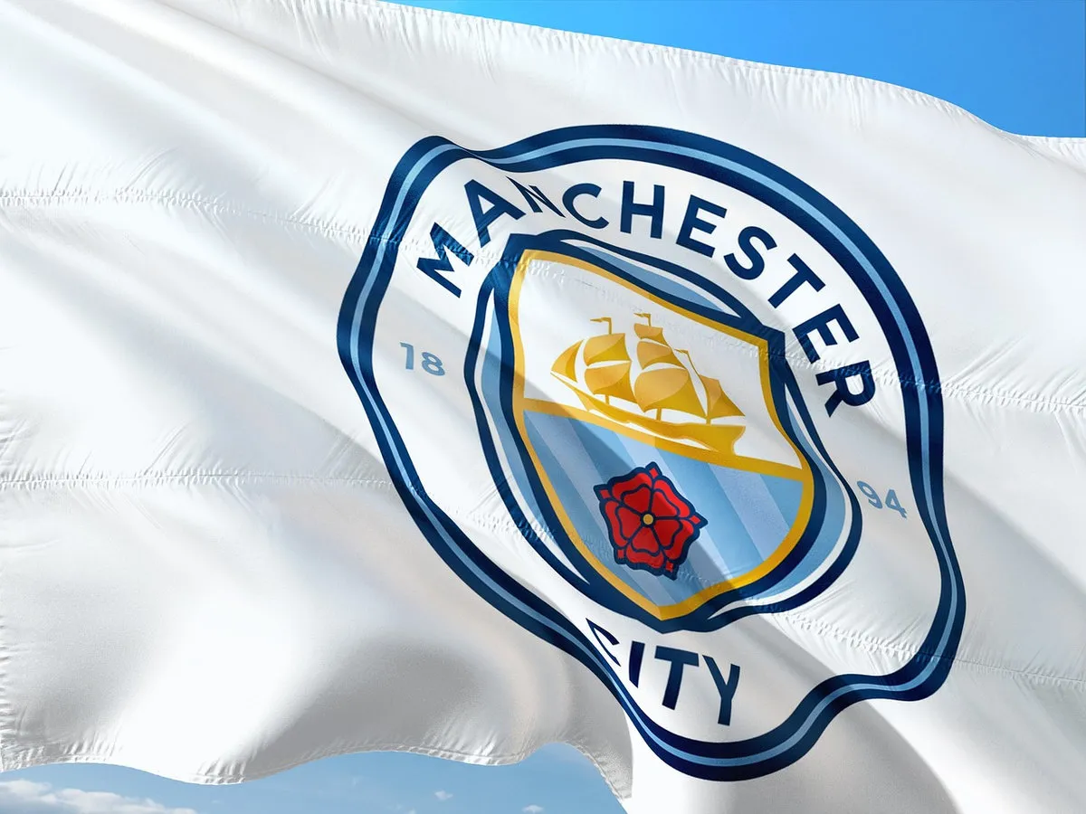 Manchester City Flagge