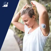 Eine Frau mit Diabetes