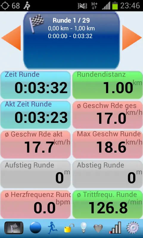 Run.GPS Screenshot Training
