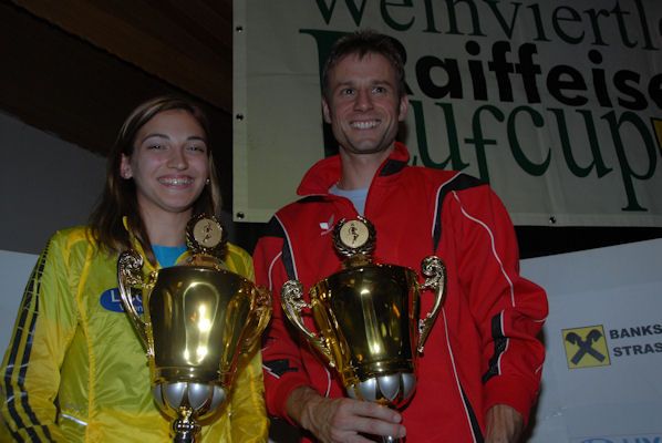 Die Gesamtsieger: Minodora Turkonje und Leo Hederer.