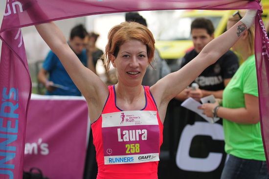 Laura-Nicoleta Ghelmez, Siegerin des CRAFT Women's Run 2014 (C) HDsports.at