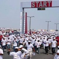Marathon-Skandal: Arbeiter zur Teilnahme gezwungen.