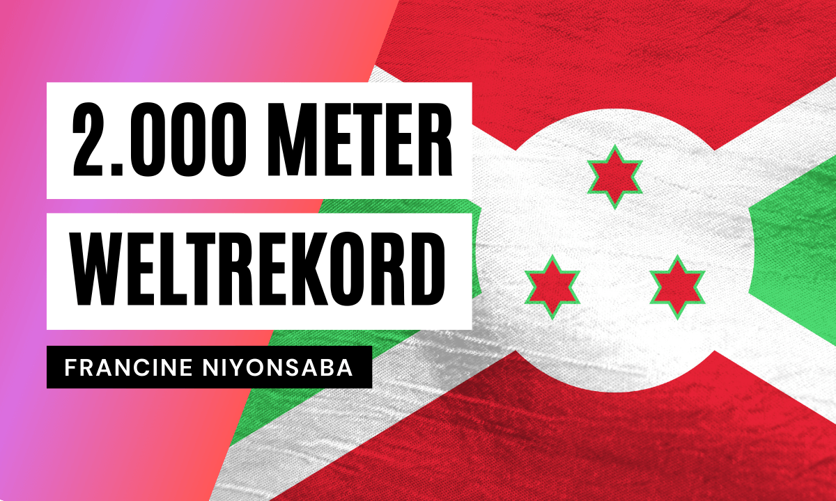 Neuer 2.000-Meter-Weltrekord durch Francine Niyonsaba