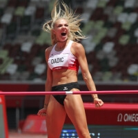 Ivona Dadic im Hochsprung bei Olympia