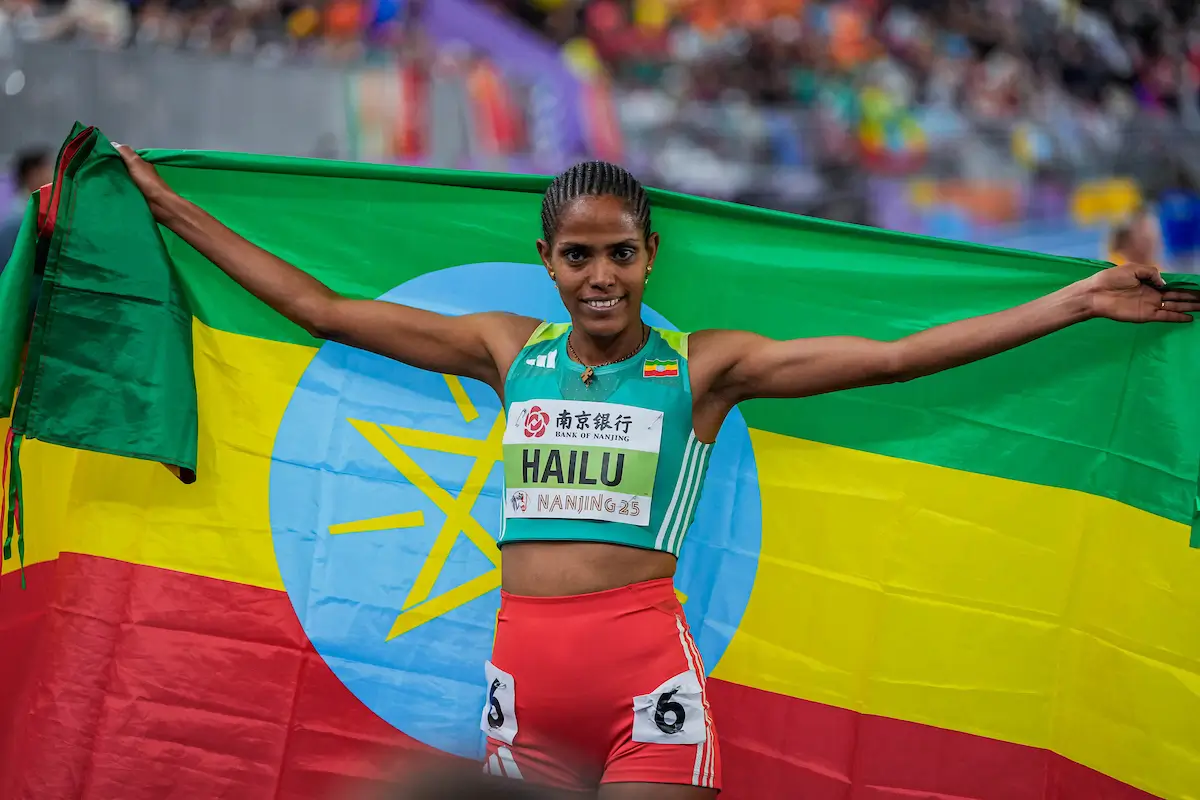Hailu Freweyni bei der WM 2025