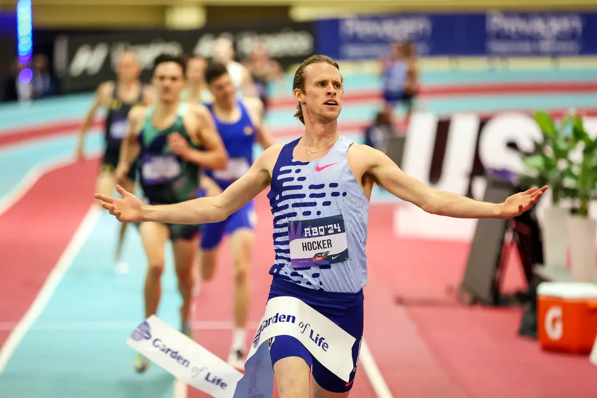 Cole Hocker bei den US-Meisterschaften im Jahr 2024