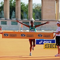 Amane Beriso Shankule beim WM-Marathon 2023