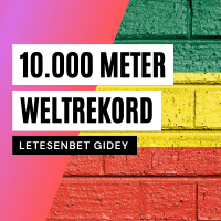 Letesenbet Gidey Weltrekord 10.000 Meter