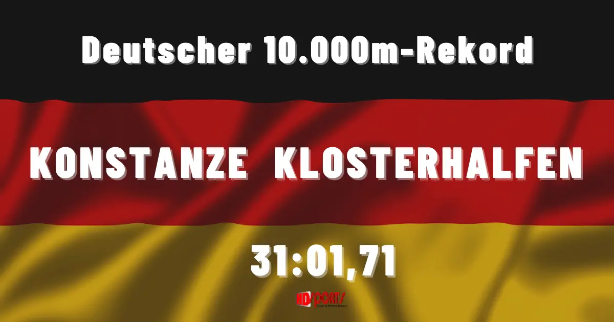 Konstanze Klosterhalfen 10.000-Meter-Rekord