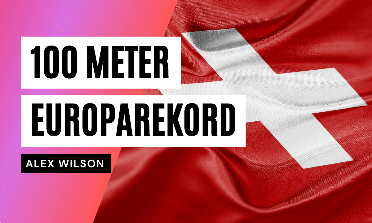 Europarekord Alex Wilson 100 Meter