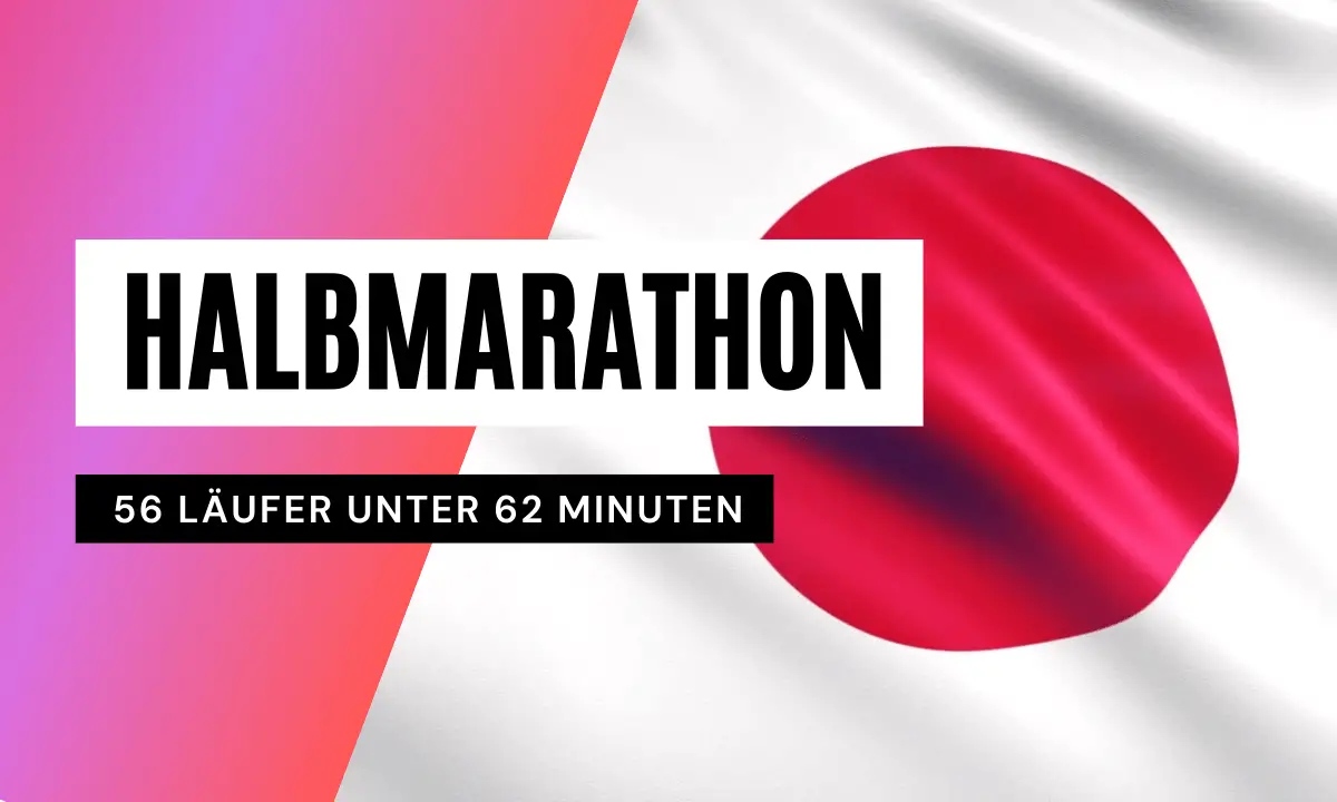 Halbmarathon Japan Rekord 1200