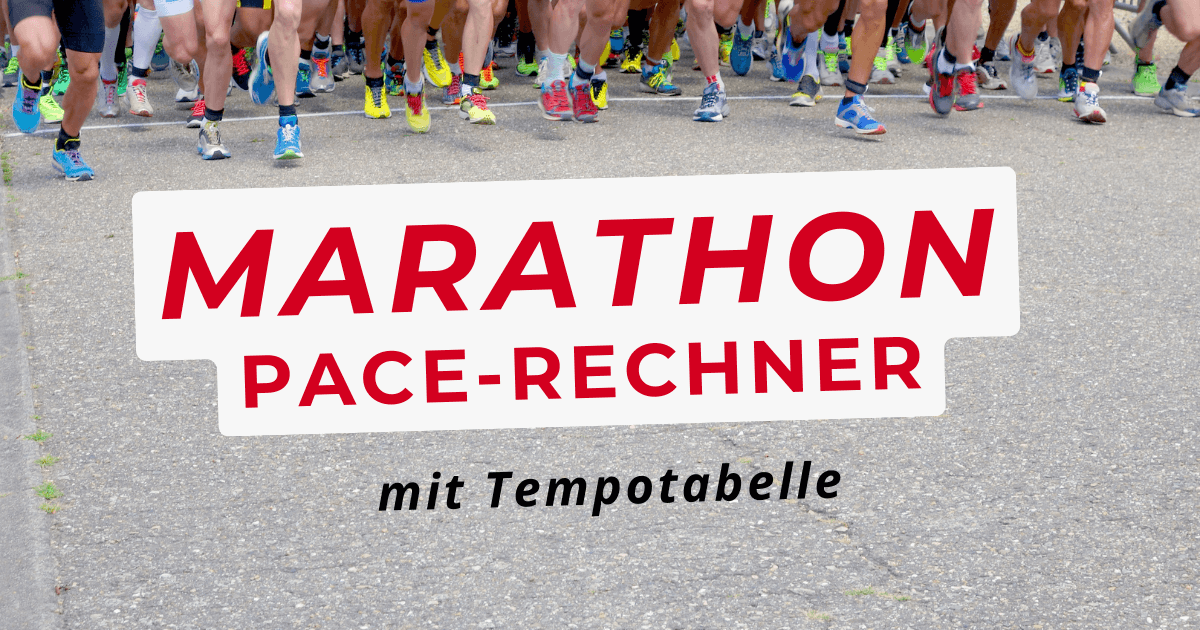 Marathon Pace-Rechner und Marathon-Tempotabelle