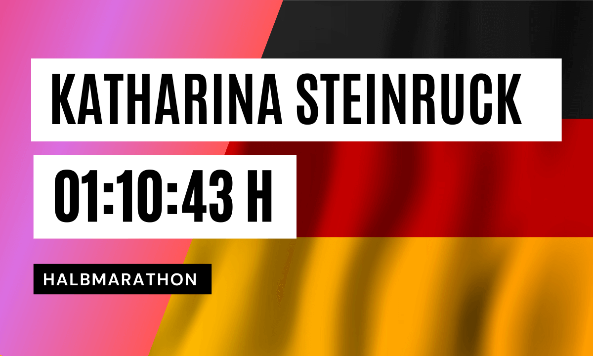 Kein bisschen müde: Katharina Steinruck läuft Halbmarathon-Bestzeit!