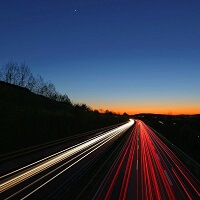Läufer trainierte auf Autobahn