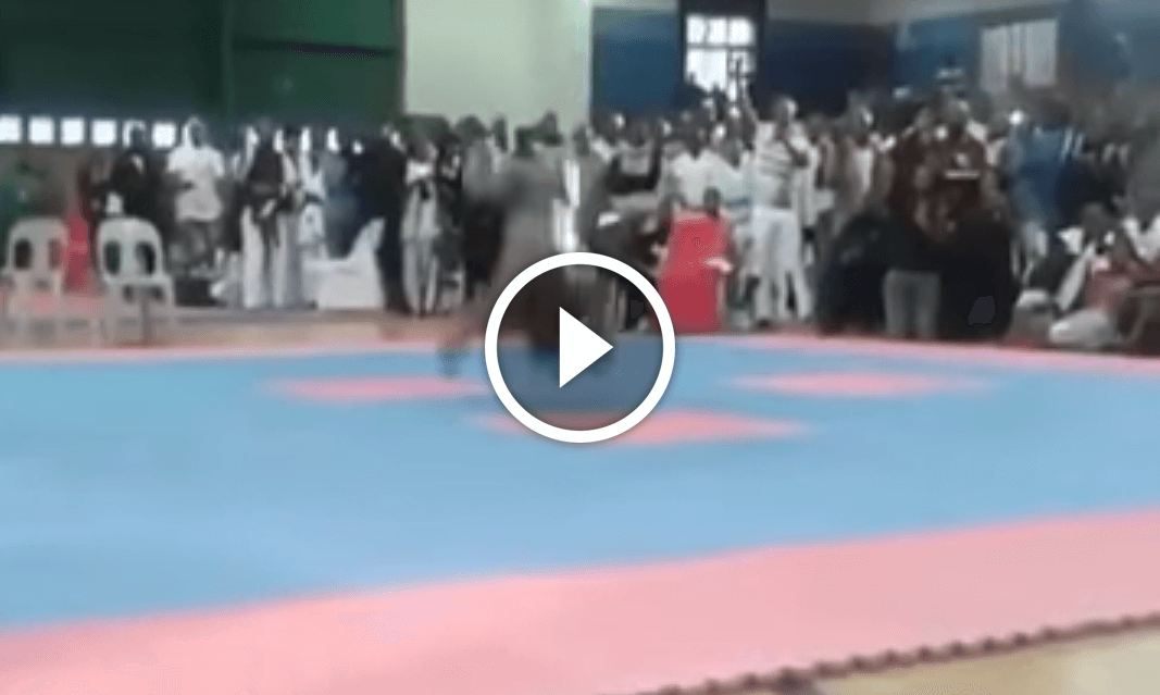 VIDEO: Bodybuilder bricht sich bei Salto das Genick