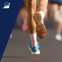 Die Beine eines Läufers