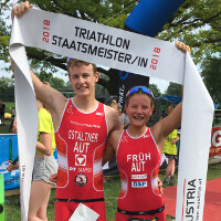 Lukas Gstaltner und Magdalena Früh sind Sprint-Staatsmeister