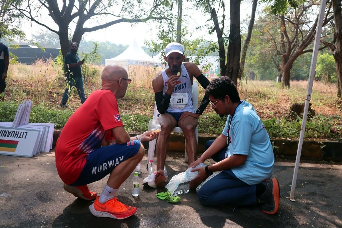 Der Norweger Ebrahim war als Gesamtvierter untröstlich.