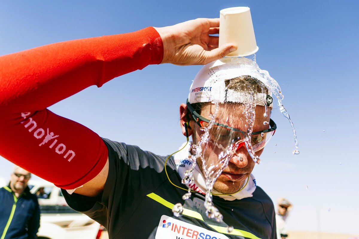 Rainer Predl beim Sahara Marathon