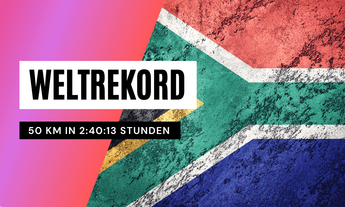 Neuer 50-Kilometer-Weltrekord durch Stephen Mokoka