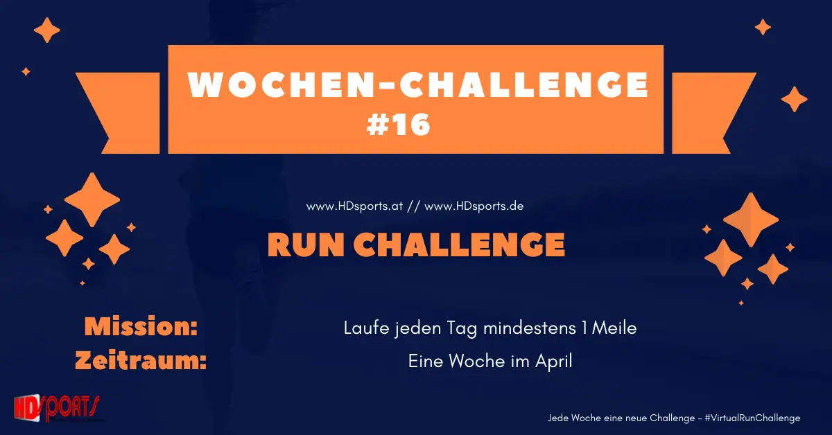 Lauf-Challenge im April