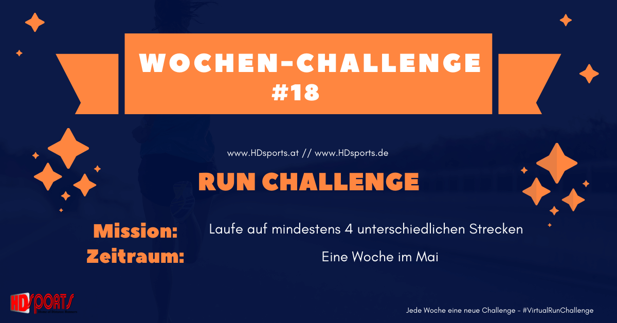 Lauf-Challenge Woche Mai