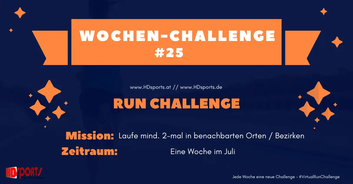 Lauf-Challenge / Run-Challenge im Juli