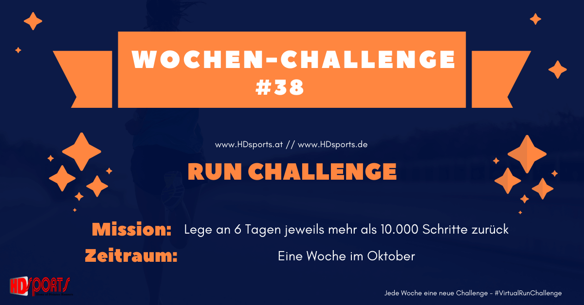Lauf-Challenge: Wochen-Challenge Oktober