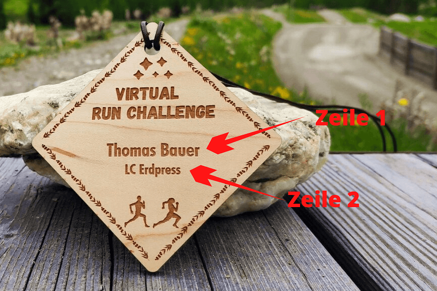 Holzmedaille persoenlich beschreibung