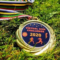 Virtual Run Challenge Medaillen