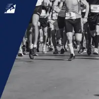 Die Füße von Läufern