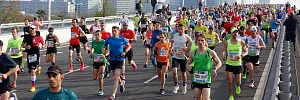 Läufer beim Wien Marathon