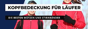 Mützen und Stirnbänder zum Laufen