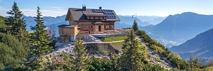 Die Goiserer Hütte in den Salzkammergut-Bergen