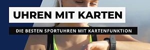 Sportuhren mit Karten und Routenführung