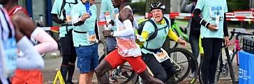 Berlin-Marathon 2023 mit Eliud Kipchoge.