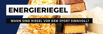 Energieriegel vor dem Sport