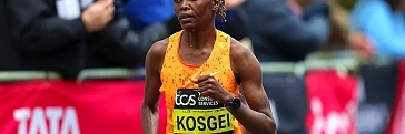 Brigid Kosgei beim London Marathon 2024