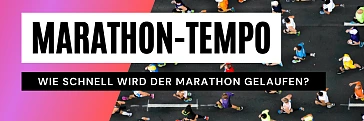 Welches Tempo wird beim Marathon gelaufen?