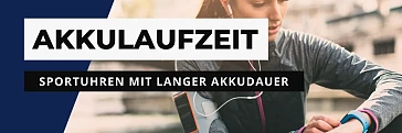 Sportuhren mit langer Akkulaufzeit
