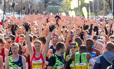 Vor dem Start zum Hannover Marathon
