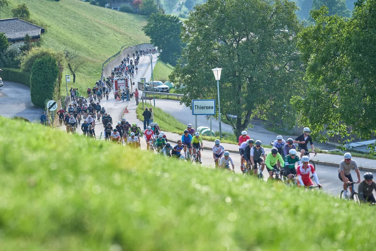 Kufsteinerland Radmarathon: Die Steigung Richtung Hinterthiersee hat es in sich.