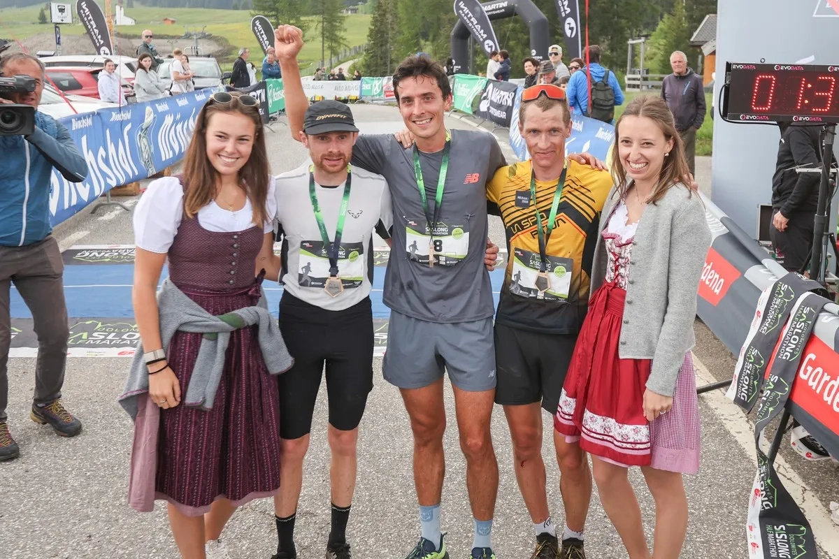 Dolomites Saslong Half-Marathon 2025: Top 3 Männer