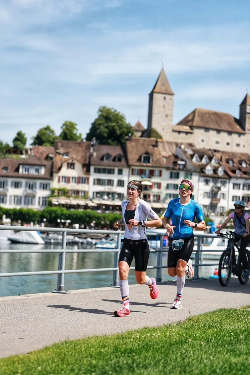 Die Laufstrecke beim Ironman 70.3 Switzerland 2025