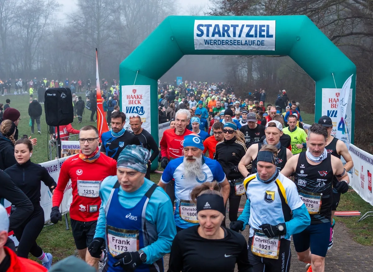 Start zum Werderseelauf 2026