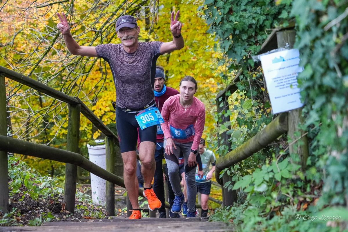 Ein Teilnehmer beim Kyburglauf